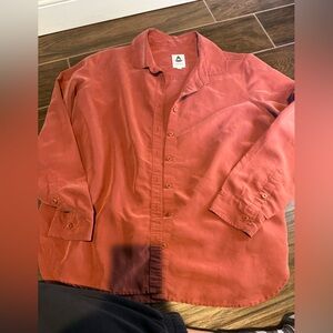 Tradlands  Rust Button Down Shirt